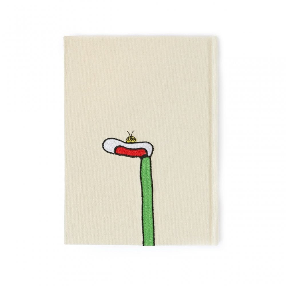 LOWLY WORM EMBROIDERED JOURNAL NOTEBOOK