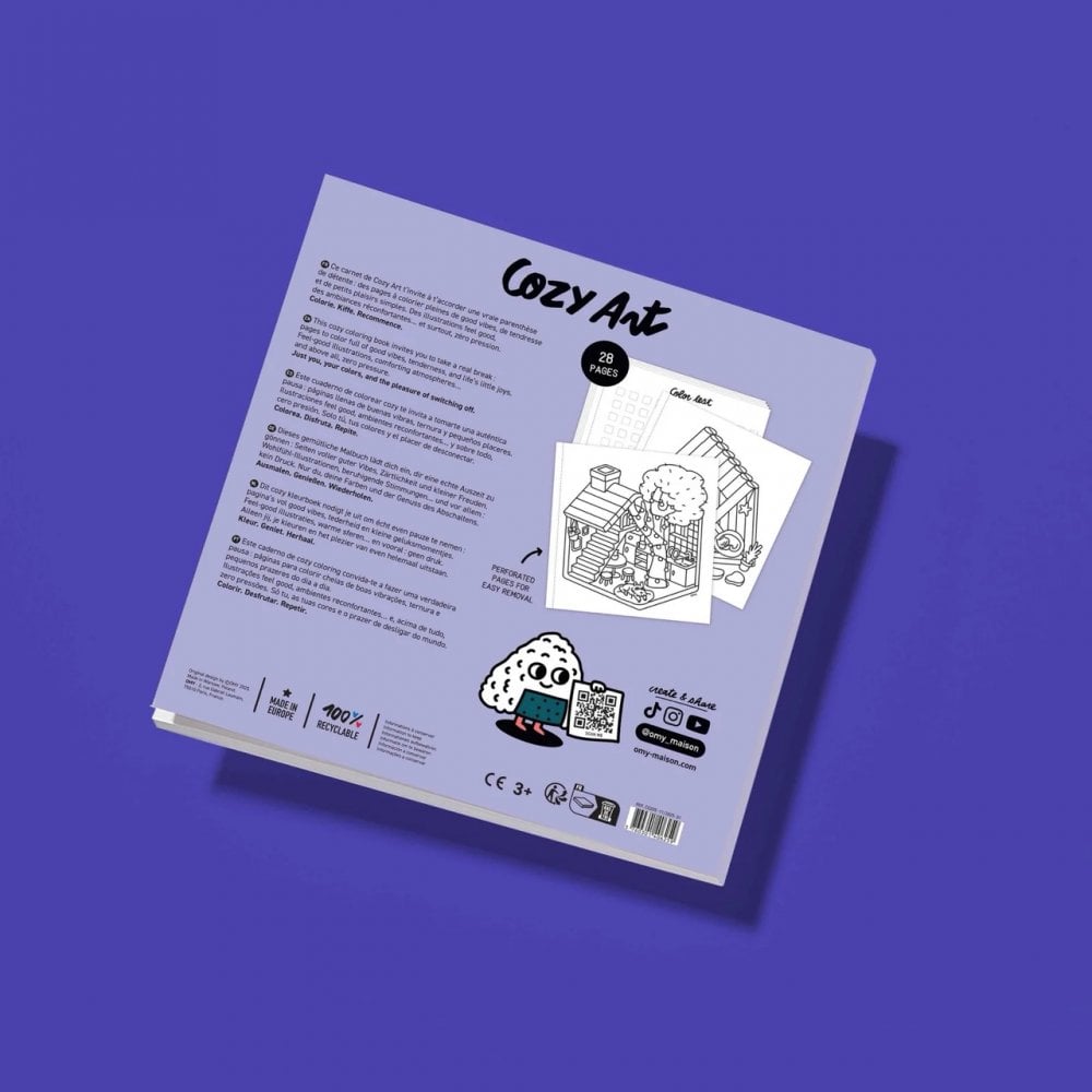 COZY ART COLOURING BOOK