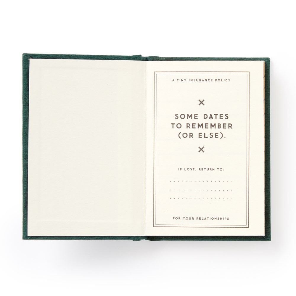 DATES PEOPLE GET MAD IF I FORGET TINY DIARY