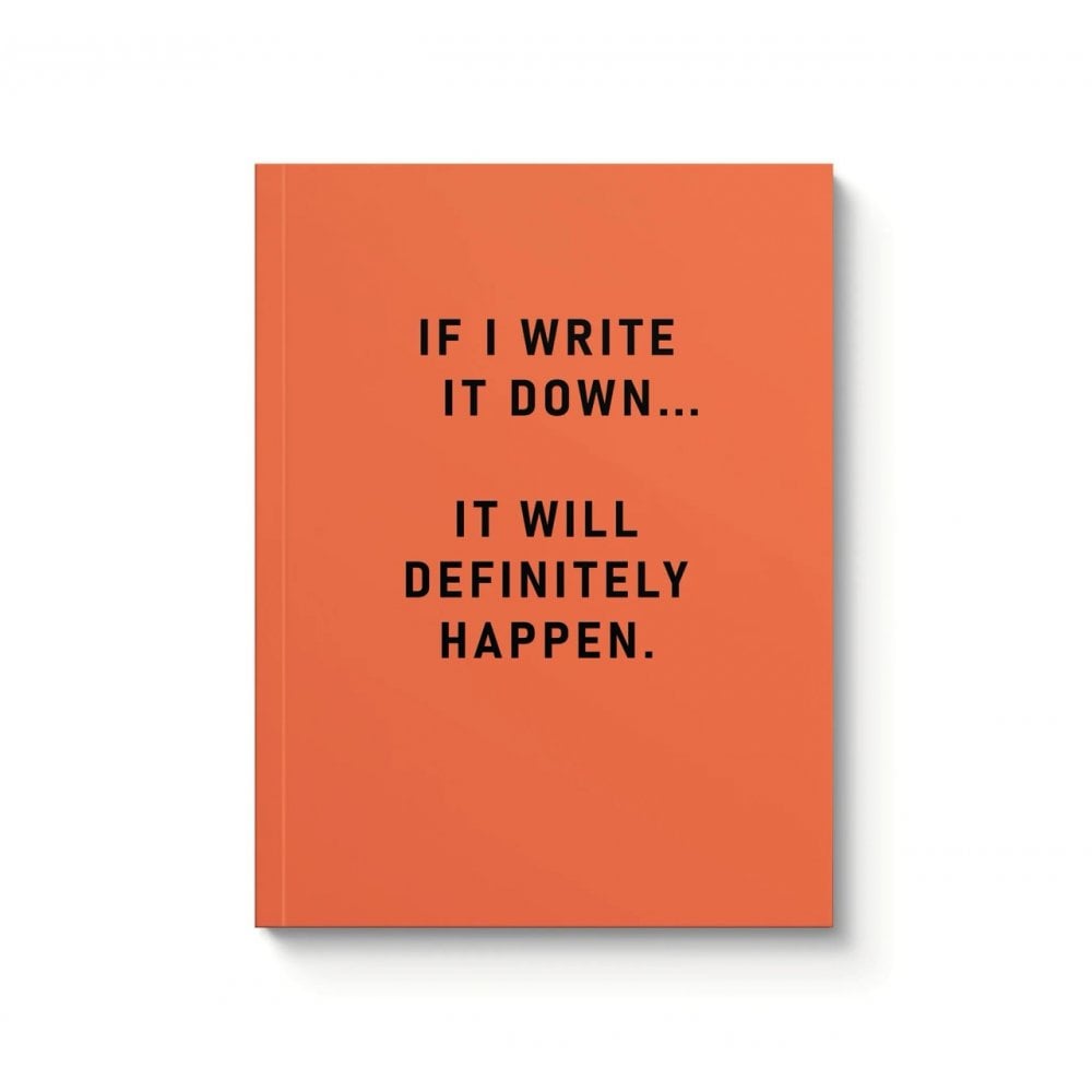 DEFINITELY HAPPEN NOTEBOOK