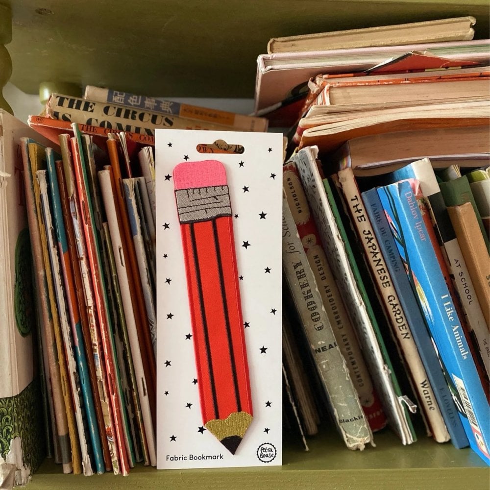 EMBROIDERED FABRIC  BOOKMARK