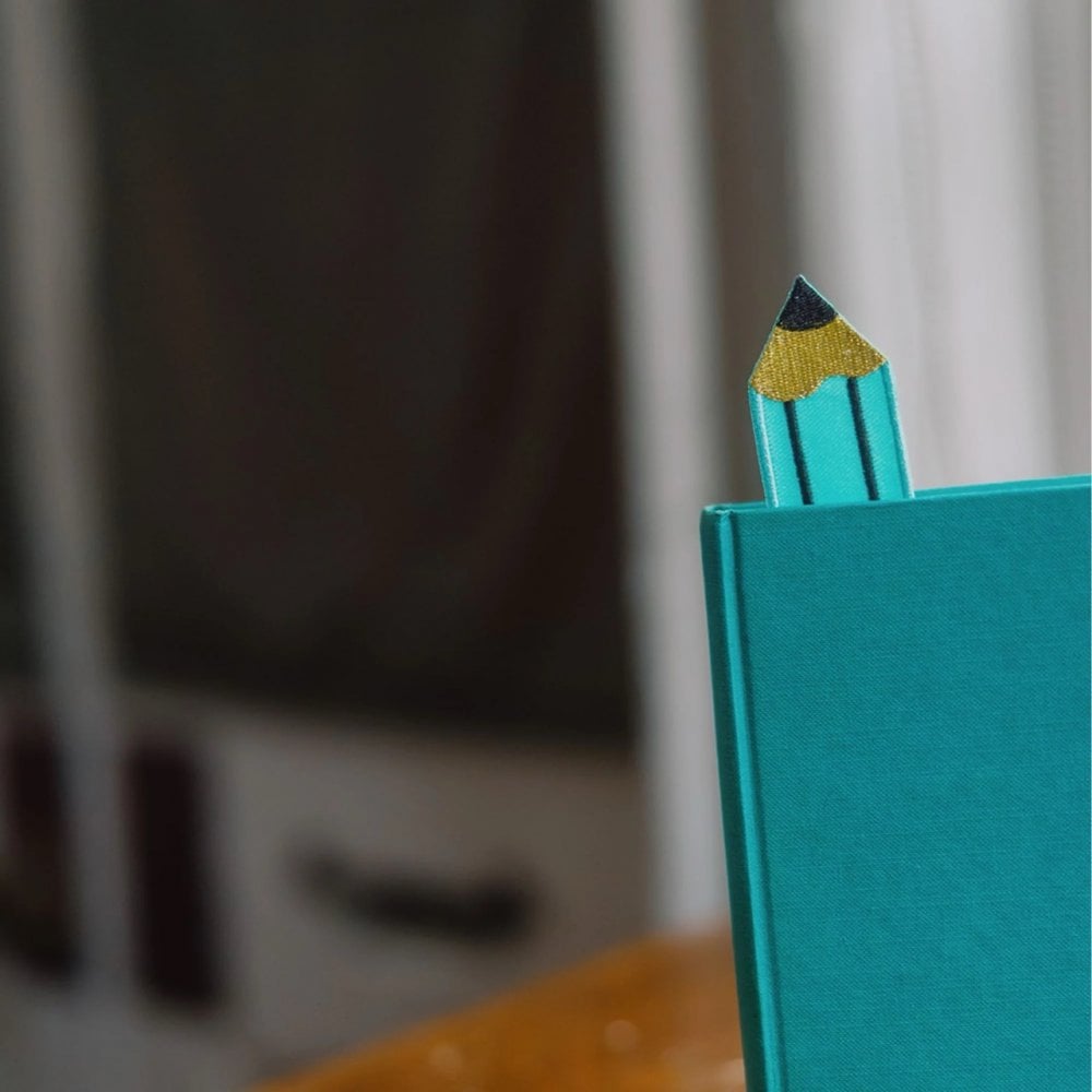 EMBROIDERED FABRIC  BOOKMARK