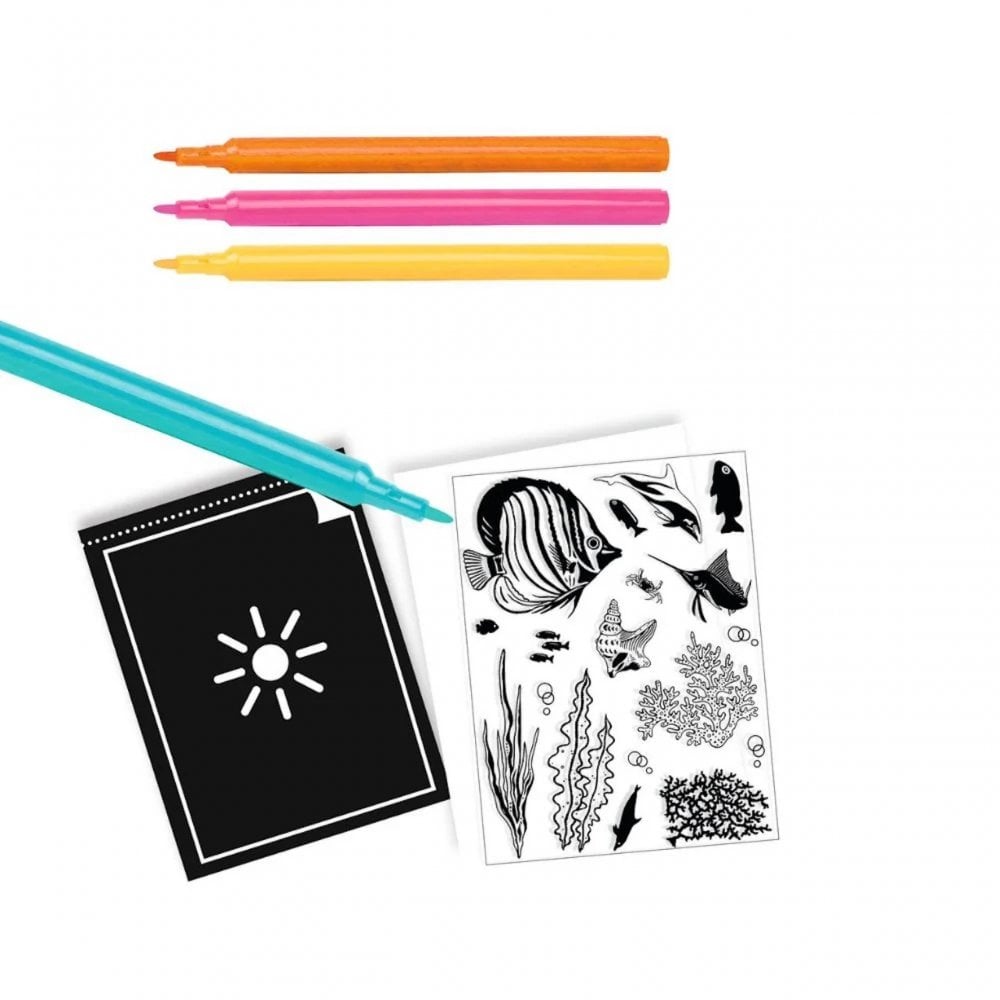 CYANOTYPE LIGHT SENSITIVE CRAFT SET - MARINE ANIMALS