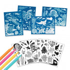 CYANOTYPE LIGHT SENSITIVE CRAFT SET - MARINE ANIMALS