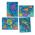 CYANOTYPE LIGHT SENSITIVE CRAFT SET - MARINE ANIMALS