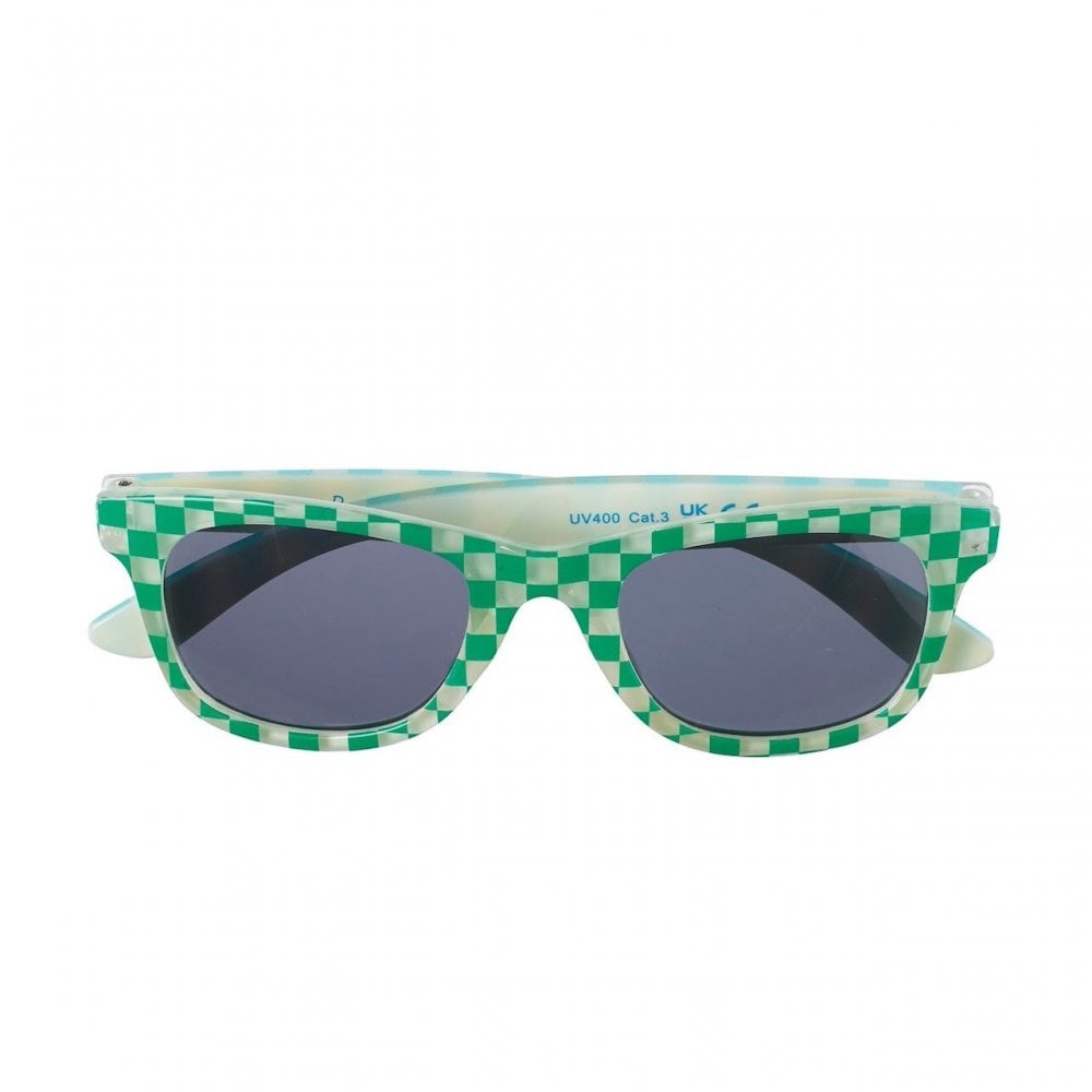 CHECK STRIPE SUNGLASSES