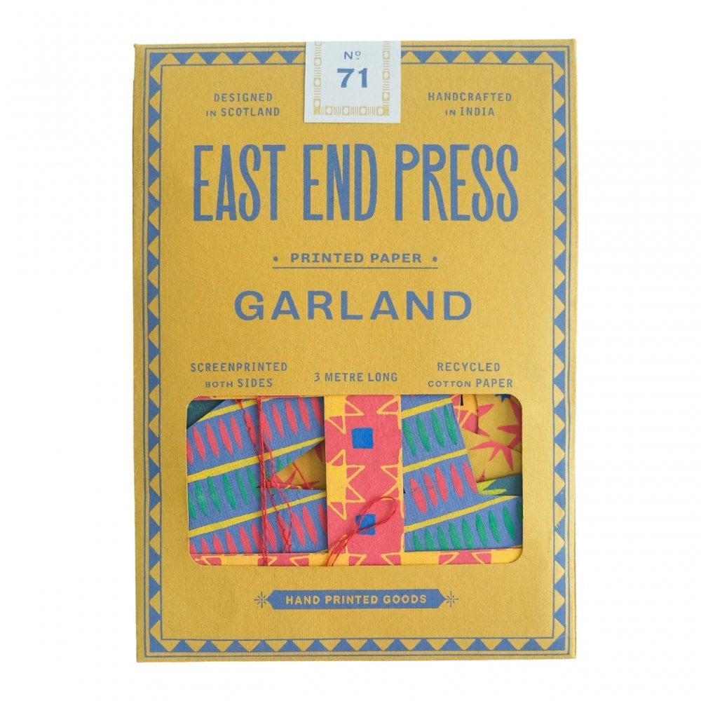 HAPPY BIRTHDAY BRIGHT SEWN GARLAND