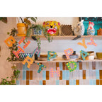 HAPPY BIRTHDAY BRIGHT SEWN GARLAND