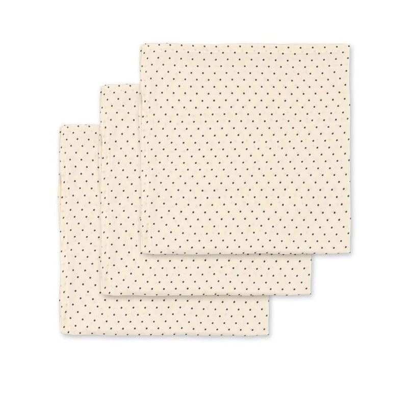 3 PACK MUSLIN CLOTH - Estate Dot