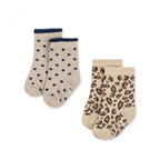 2 PACK SOCKS - LEO/DOT