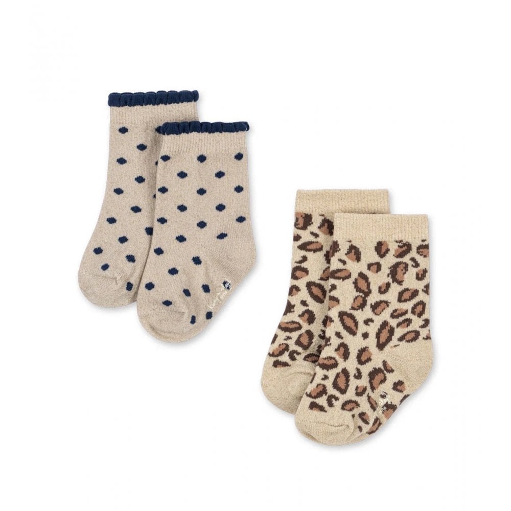 2 PACK SOCKS - LEO/DOT