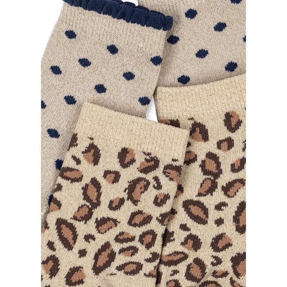 2 PACK SOCKS - LEO/DOT