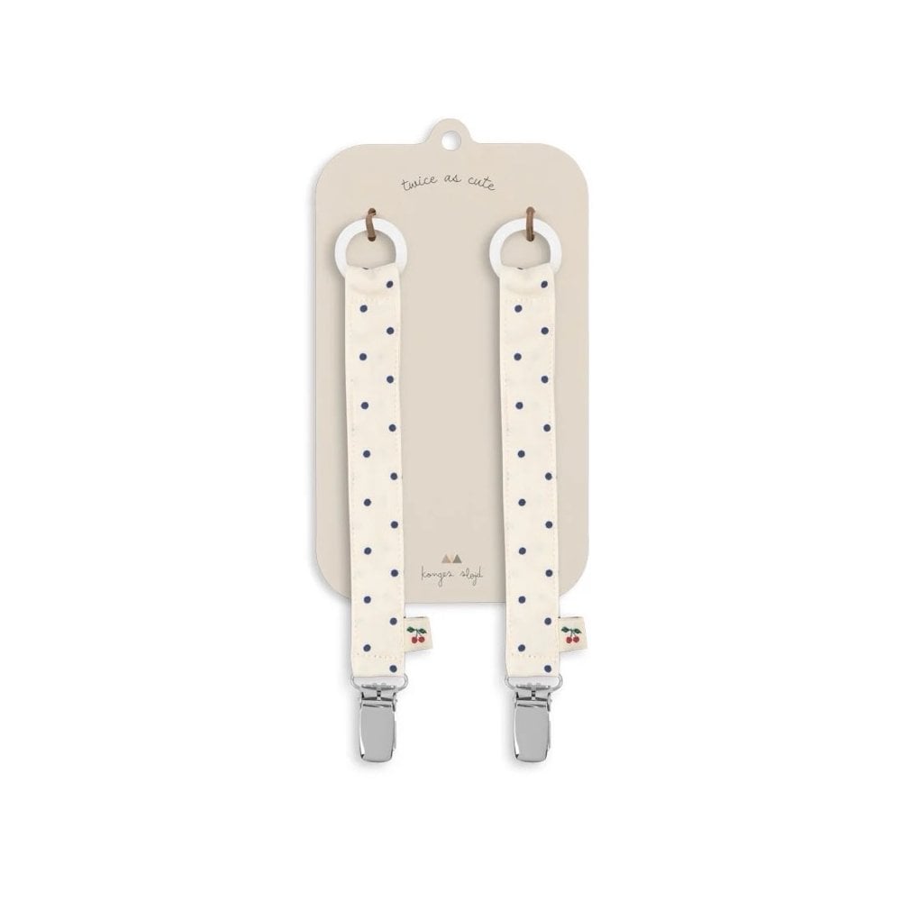 PACIFIER STRAP 2 PACK - ESTATE DOT