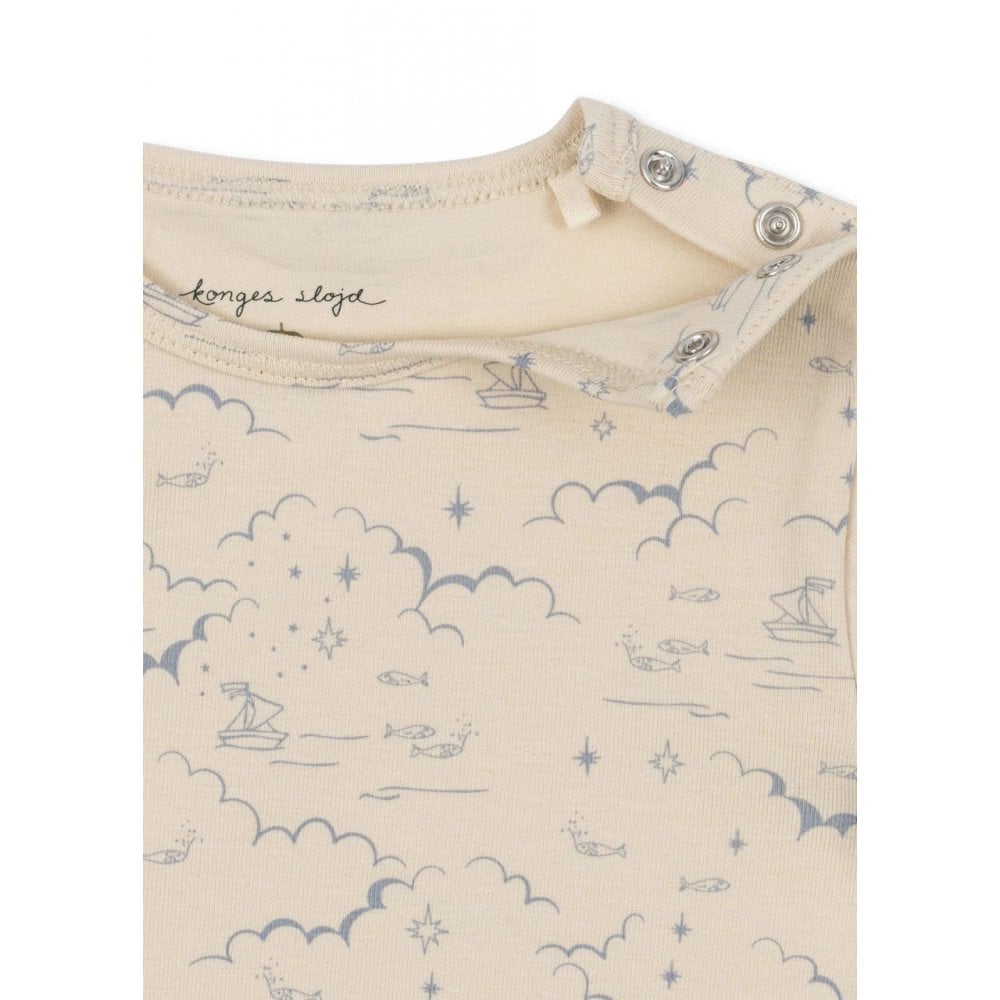 LONG SLEEVE BODY - CIELO MARINO