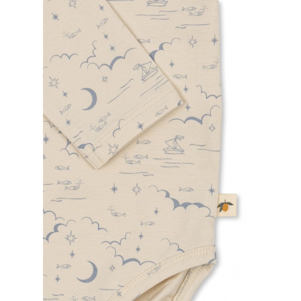 LONG SLEEVE BODY - CIELO MARINO