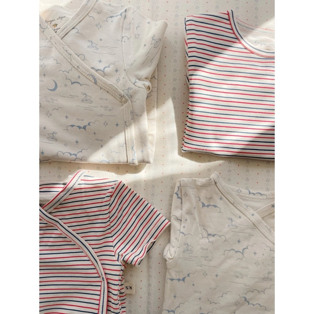 NEWBORN ONESIE - CIELO MARINO