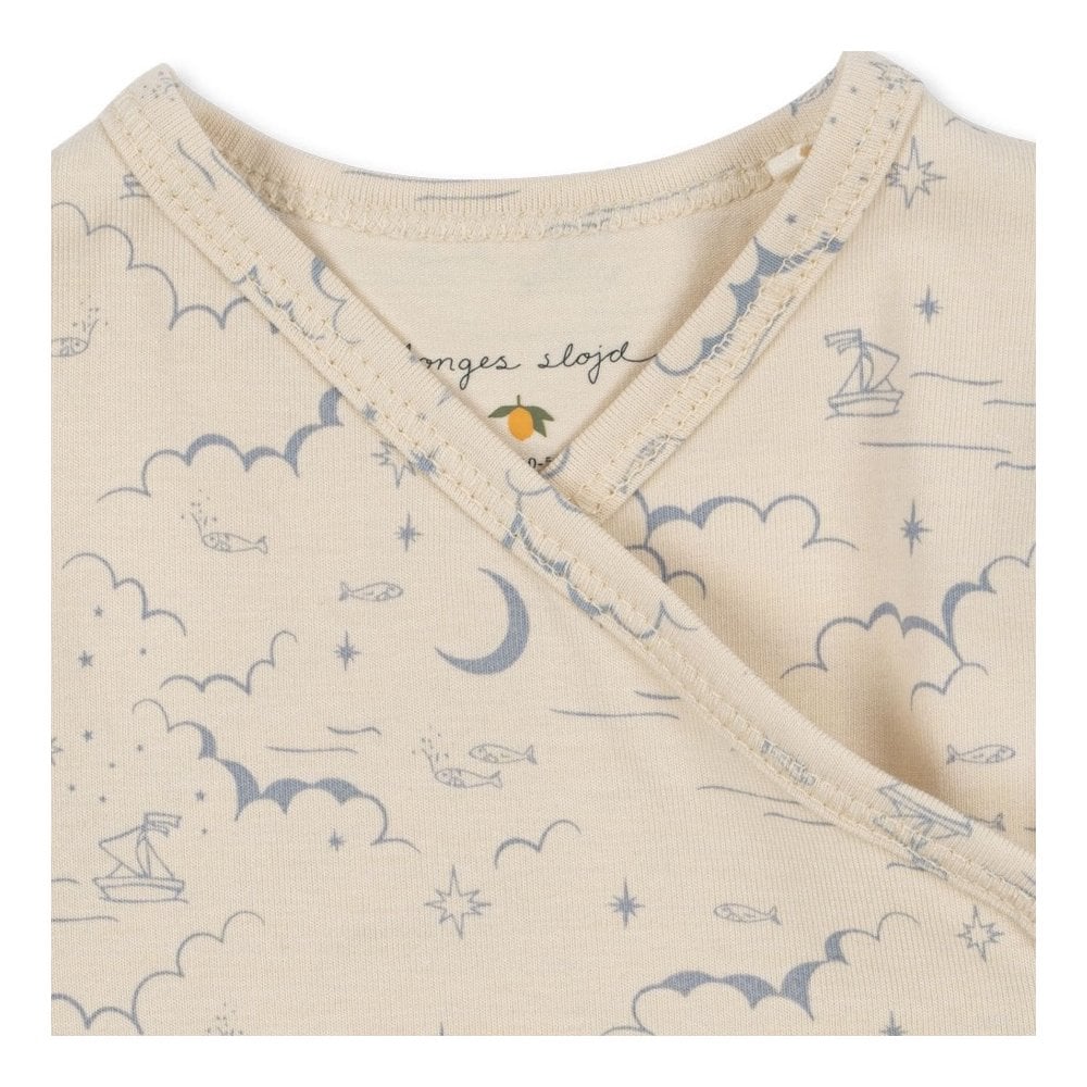 NEWBORN ONESIE - CIELO MARINO