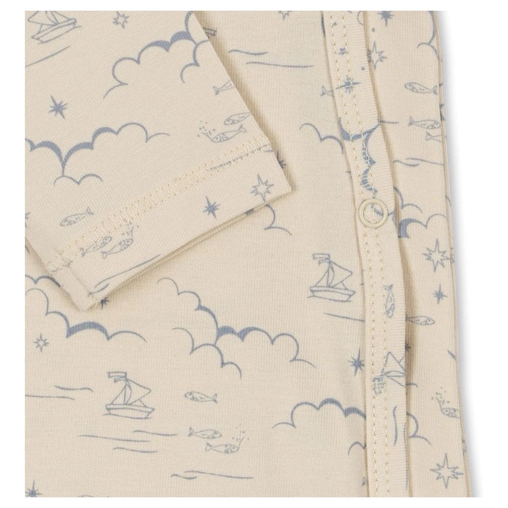 NEWBORN ONESIE - CIELO MARINO