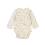 LONG SLEEVE NEWBORN BODY - CIELO MARINO