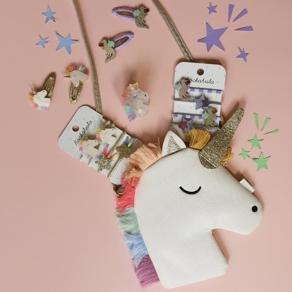 RAINBOW UNICORN CLAW HAIR CLIP
