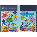 DEEP BLUE SEA WATER PAINTING ACTIVITY BOOK