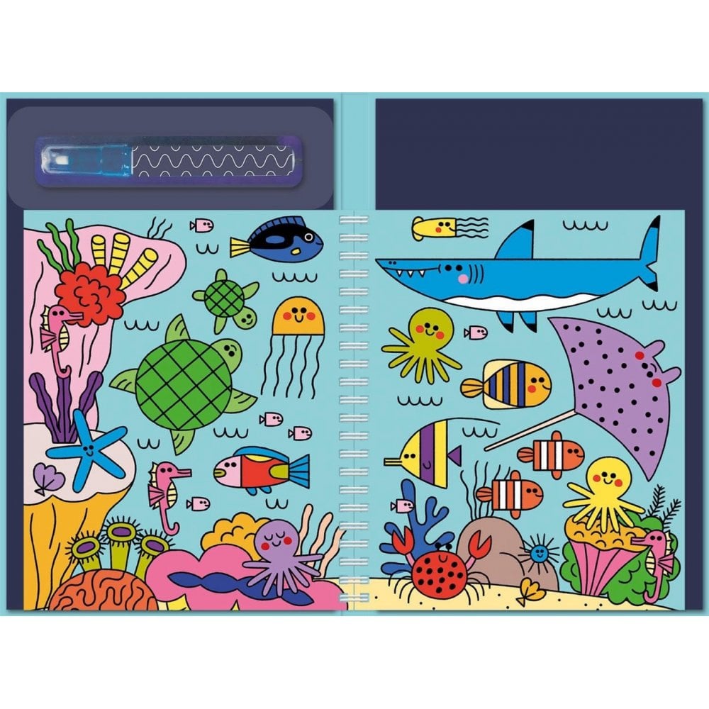 DEEP BLUE SEA WATER PAINTING ACTIVITY BOOK