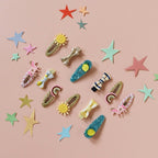CARNIVAL RAINBOW HAIR CLIPS