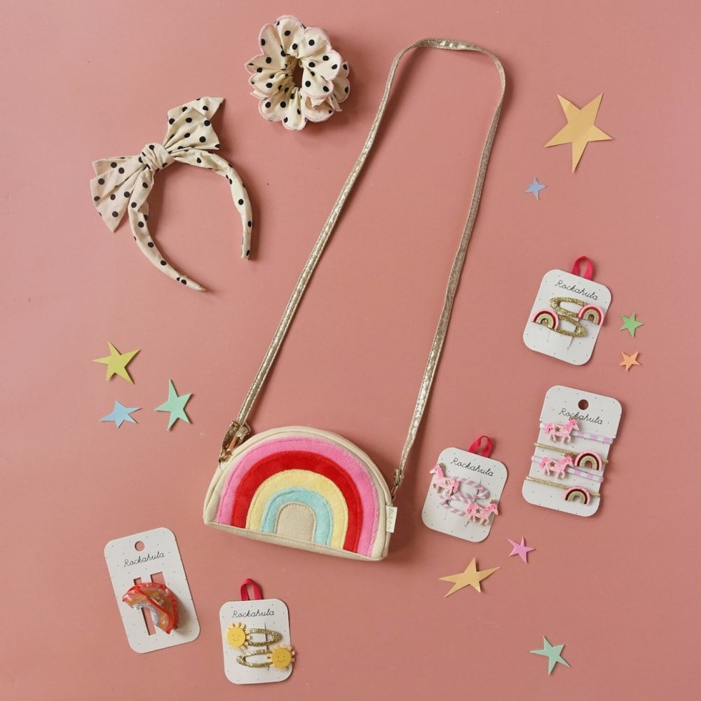 CARNIVAL RAINBOW HAIR CLIPS