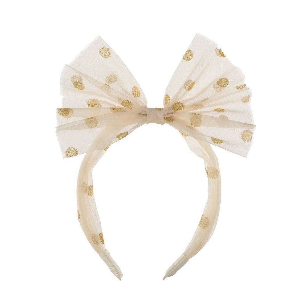 TULLE GLITTER SPOTTY HEADBAND