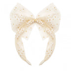 DAISY TULLE BOW ALICE HEADBAND