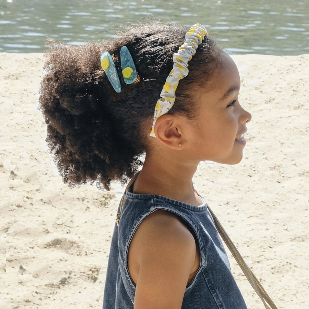 LEMON DROP RUFFLE HEADBAND