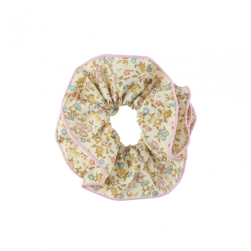PETAL DOUBLE RUFFLE HAIR SCRUNCHIE
