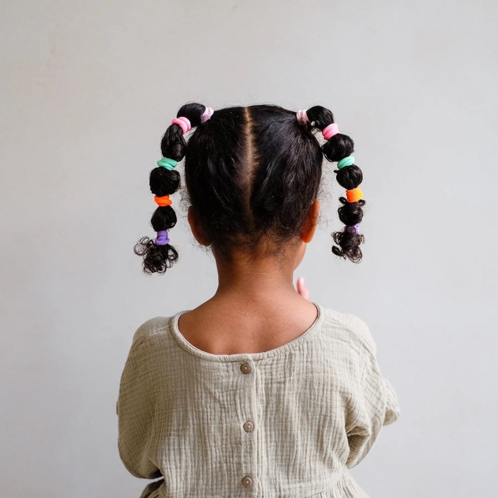 TOWELLING HAIR PONIES - MY LITTLE UNICORN