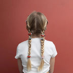 RED CHERRIES MINI HAIR PONIES
