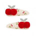 POM POM CHERRIES CLIC CLAC HAIR CLIPS
