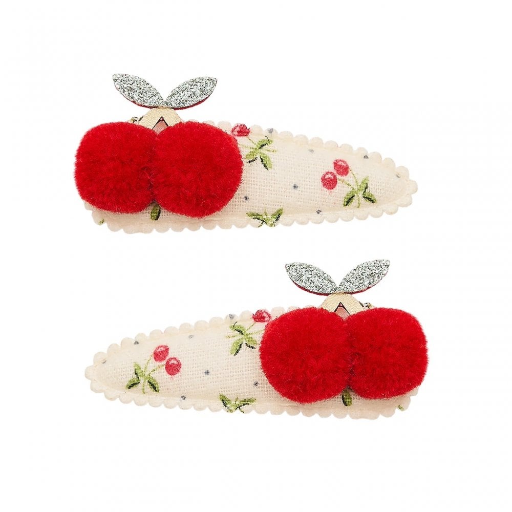 POM POM CHERRIES CLIC CLAC HAIR CLIPS
