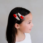 POM POM CHERRIES CLIC CLAC HAIR CLIPS