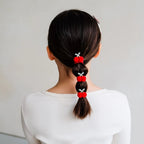 POM POM CHERRIES HAIR PONIES