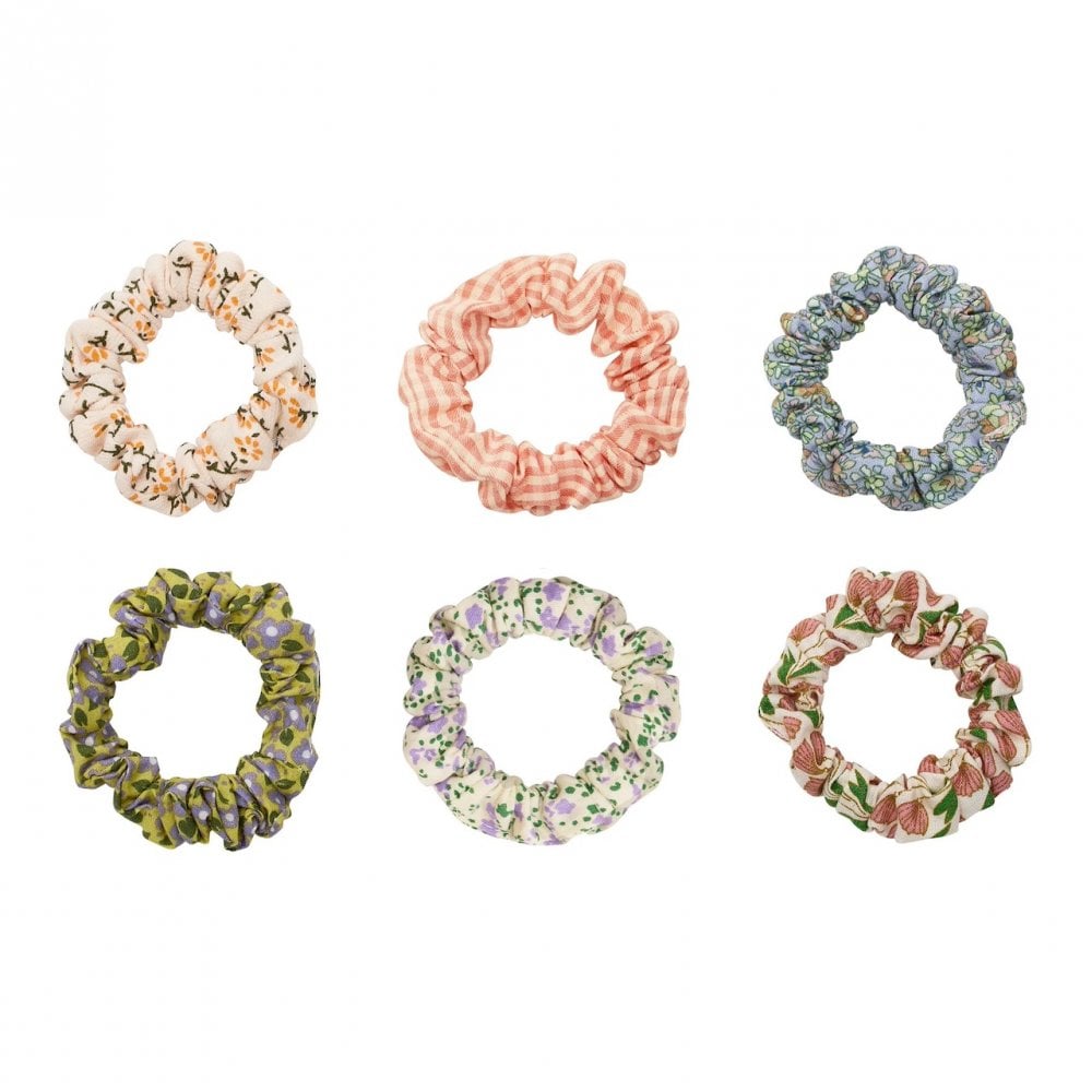 SPRING FLORAL HAIR SCRUNCHIES