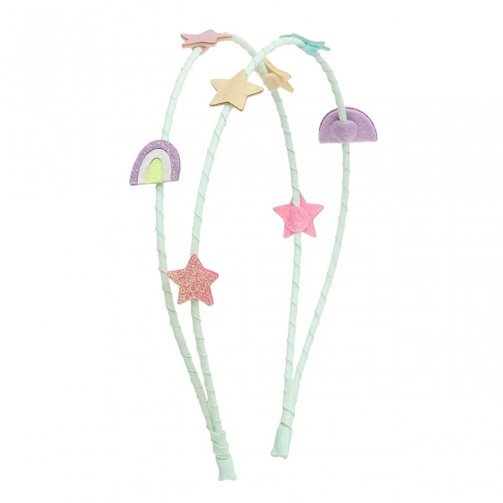 RAINBOW + STAR DOUBLE ALICE HEADBAND