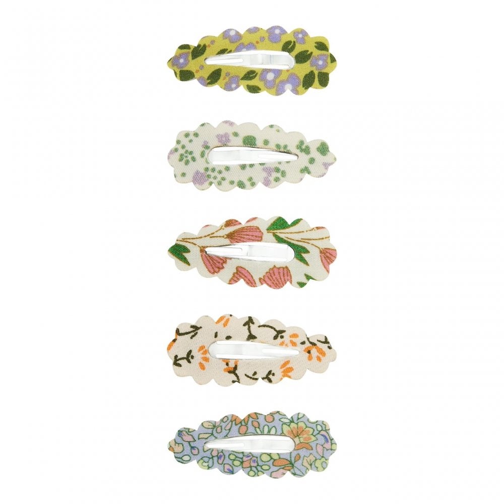 SPRING SCALLOPED CLIC CLAC HAIR CLIPS