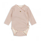 LONG SLEEVE NEWBORN BODY - STRIPE TRICOLORE PETIT