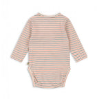 LONG SLEEVE NEWBORN BODY - STRIPE TRICOLORE PETIT