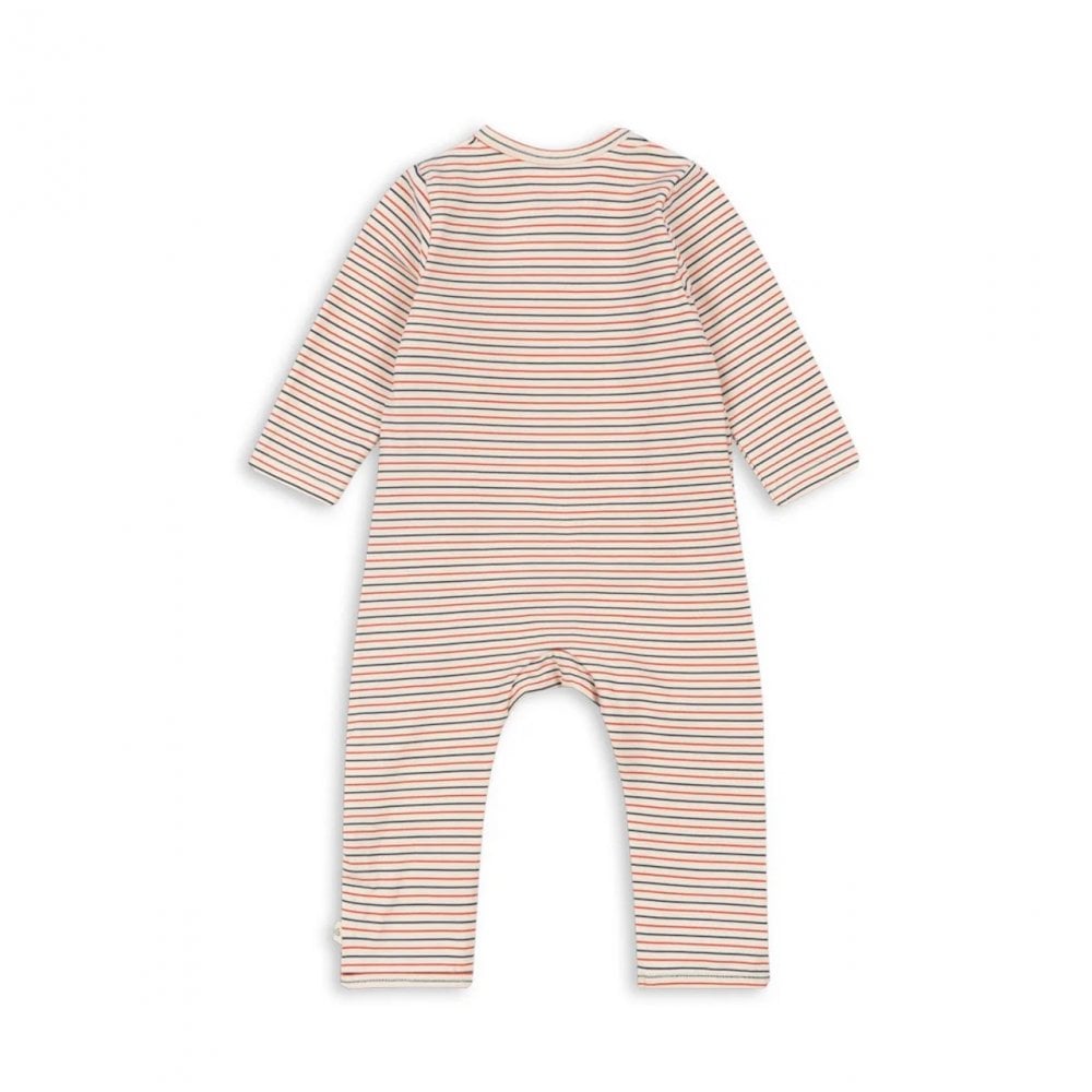 NEWBORN ONESIE - STRIPE TRICOLORE PETIT