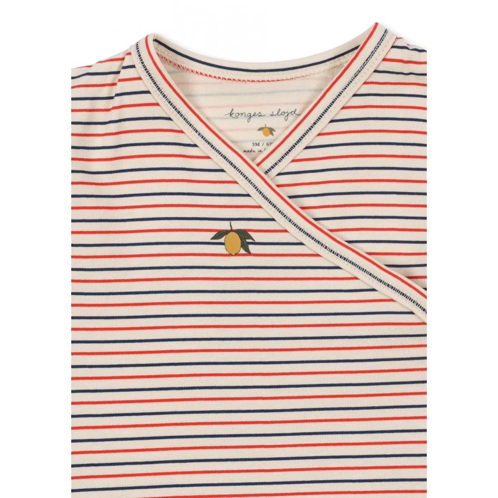 NEWBORN ONESIE - STRIPE TRICOLORE PETIT