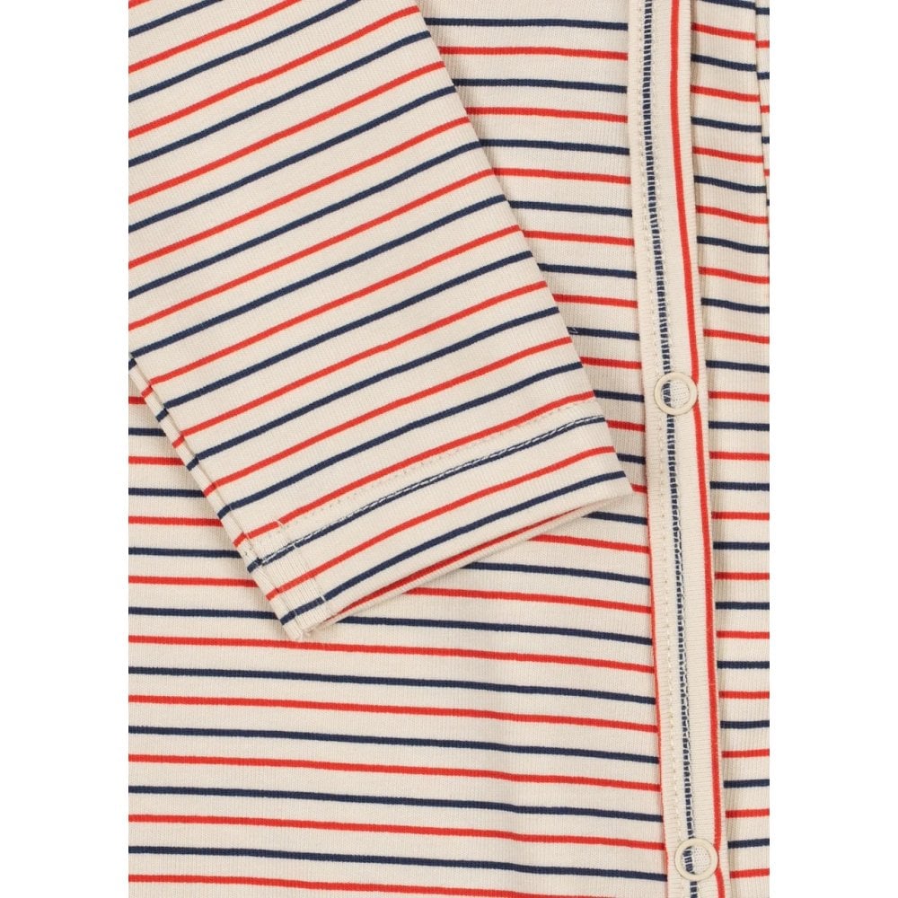 NEWBORN ONESIE - STRIPE TRICOLORE PETIT