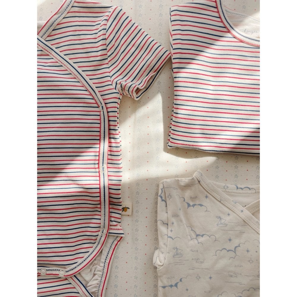 SHORT SLEEVE BODY - STRIPE TRICOLORE PETIT