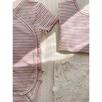 SHORT SLEEVE BODY - STRIPE TRICOLORE PETIT