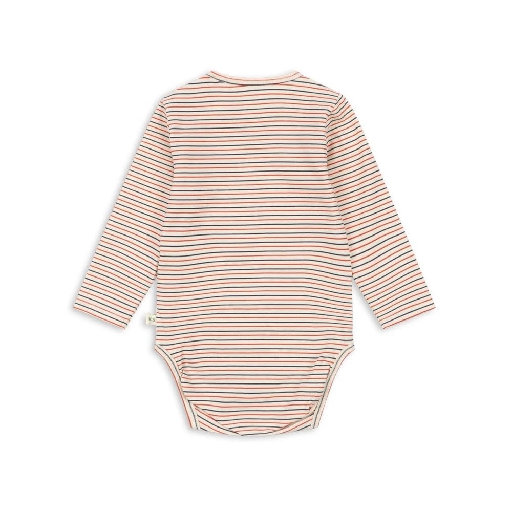 LONG SLEEVE BODY - STRIPE TRICOLORE PETIT