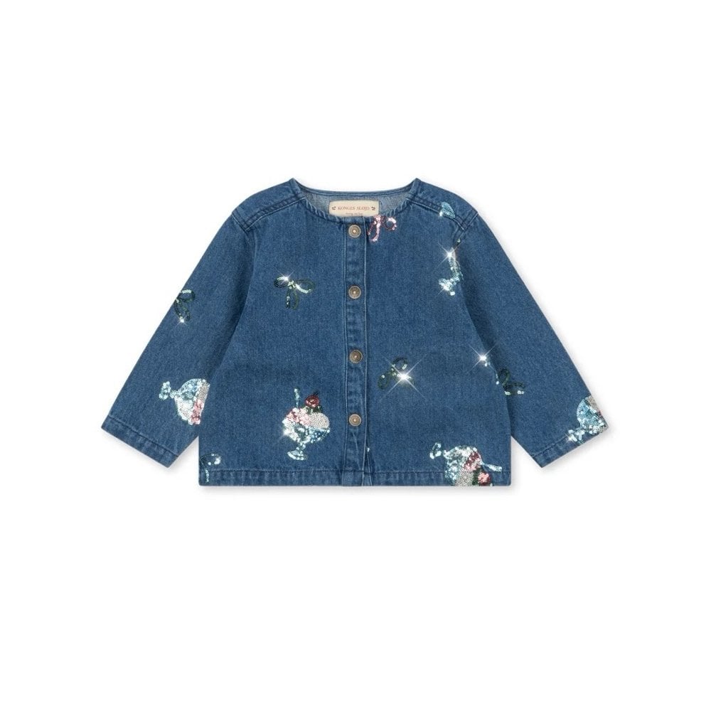 MAGOT SEQUIN DENIM JACKET - GELATO